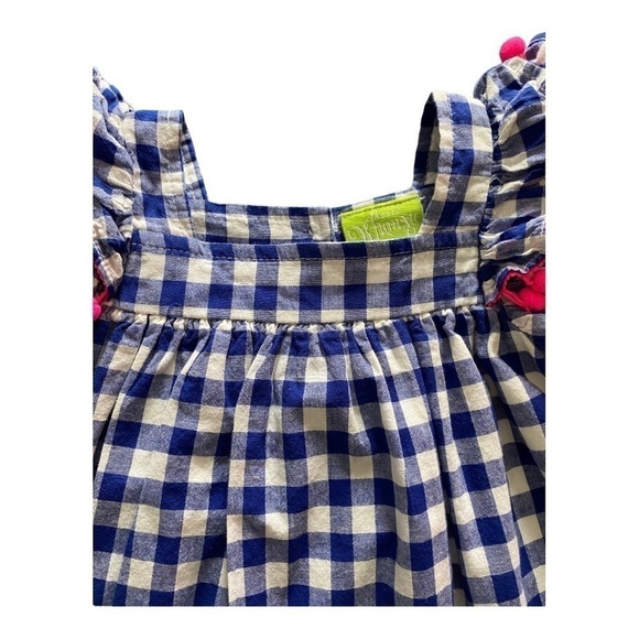 CLASSIC WHIMSEY-BLUE AND WHITE GINGHAM DRESS-SIZE 3T - Picture 2 of 9